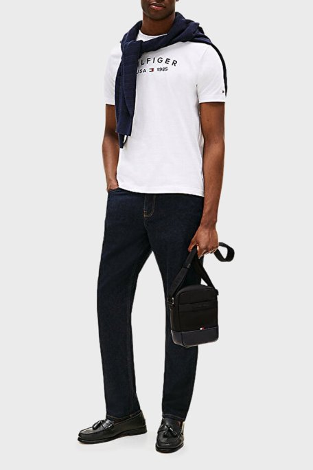 Tommy Hilfiger Logolu Ayarlanabilir Askılı Erkek Çanta AM0AM13472 BDS SİYAH - Tommy Hilfiger (1)