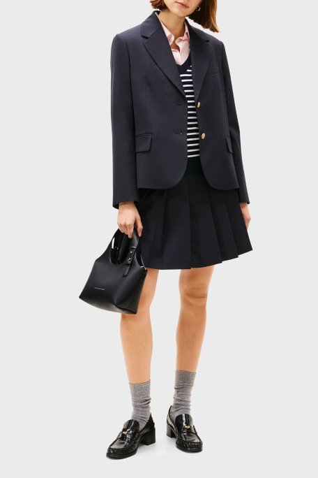 Tommy Hilfiger Logolu Ayarlanabilir ve Çıkarılabilir Askılı Bayan Çanta AW0AW18281 BDS SİYAH - Tommy Hilfiger (1)