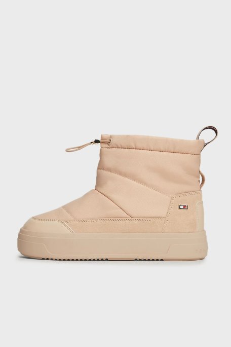 Tommy Hilfiger Logolu Bayan Bot FW0FW08334 TRY PEMBE - Tommy Hilfiger (1)