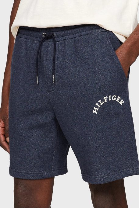 Tommy Hilfiger Logolu Belden Bağlamalı Cepli Erkek Short MW0MW34449 DV6 LACİVERT - Tommy Hilfiger