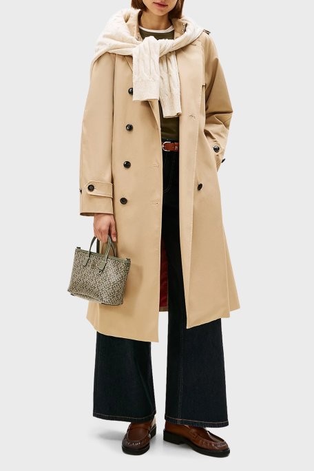 Tommy Hilfiger Logolu Çıkarılabilir Askılı Bayan Çanta AW0AW17717 MT1 YEŞİL - Tommy Hilfiger (1)