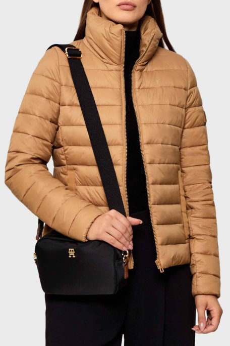 Tommy Hilfiger Logolu Çıkarılabilir Askılı Mini Bayan Çanta AW0AW17704 BDS SİYAH - Tommy Hilfiger (1)