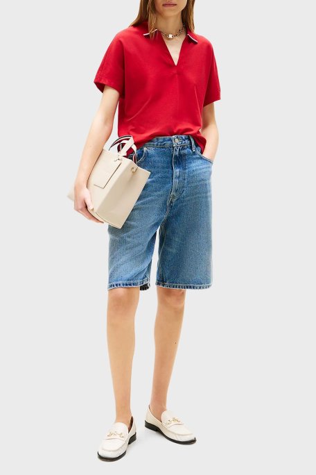 Tommy Hilfiger Logolu Çıkarılabilir Askılı Tote Bayan Çanta AW0AW17508 ACI BEJ - Tommy Hilfiger (1)