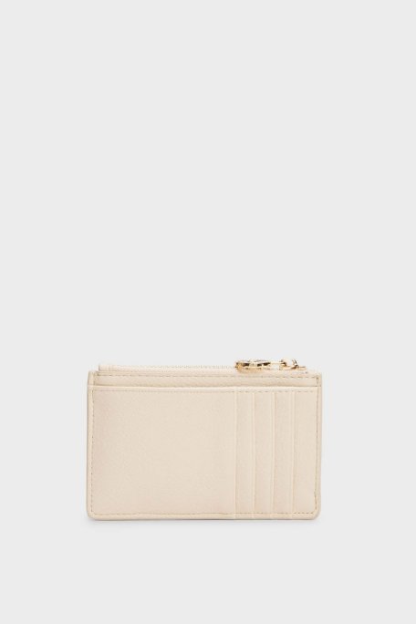 Tommy Hilfiger Logolu Fermuarlı Bayan Kartlık AW0AW17481 ACI BEJ - Tommy Hilfiger (1)