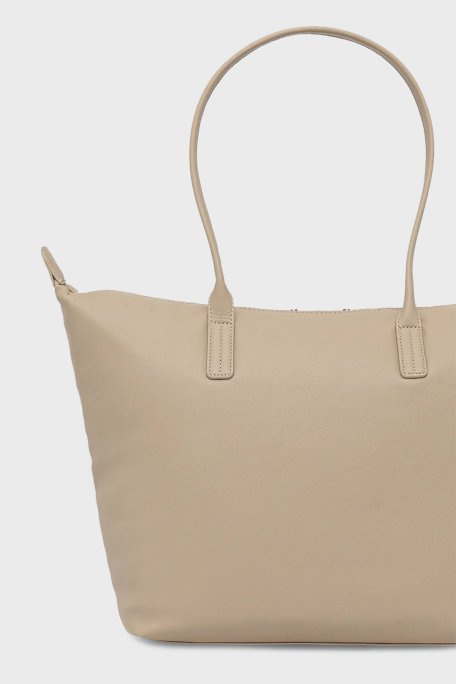 Tommy Hilfiger Logolu Omuz Askılı Bayan Çanta AW0AW17999 0F4 BEJ - Tommy Hilfiger (1)