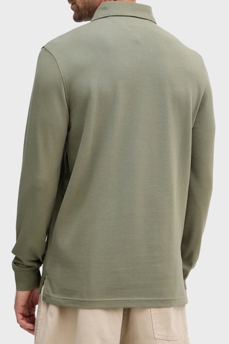 Tommy Hilfiger Logolu Pamuklu Regular Fit Düğmeli Erkek Polo Yaka Sweat MW0MW20183 PLI YEŞİL - Tommy Hilfiger (1)