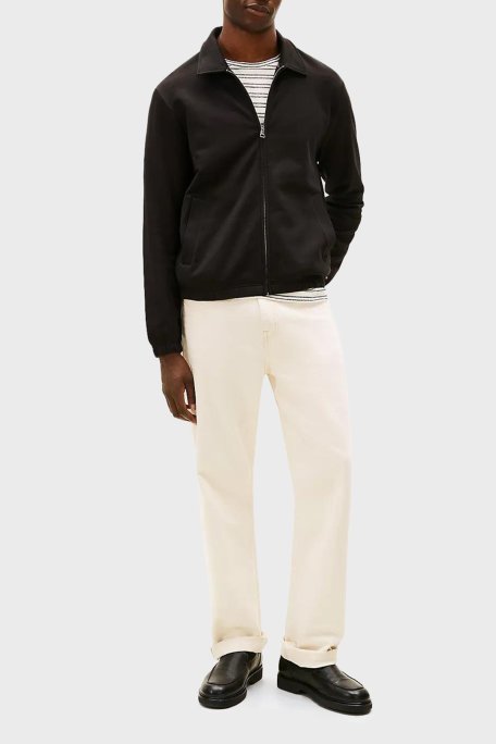 Tommy Hilfiger Logolu Pamuklu Regular Fit Klasik Yaka Erkek Ceket MW0MW41767 BDS SİYAH - Tommy Hilfiger (1)