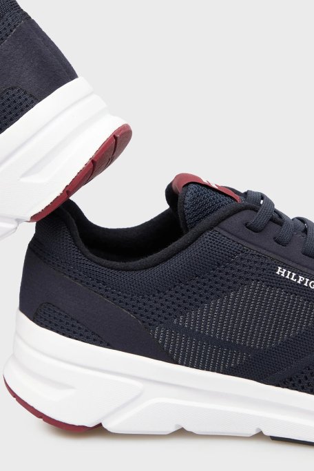 Tommy Hilfiger Logolu Sneaker Erkek Ayakkabı FM0FM05720 DW5 LACİVERT - Tommy Hilfiger (1)