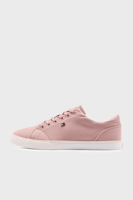 Tommy Hilfiger Logolu Sneaker Kadın Ayakkabı FW0FW09102 TQN AÇIK PEMBE - Tommy Hilfiger (1)