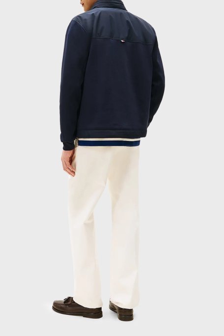 Tommy Hilfiger Pamuk Karışımlı Regular Fit Dik Yaka Erkek Ceket MW0MW39395 DW5 LACİVERT - Tommy Hilfiger (1)