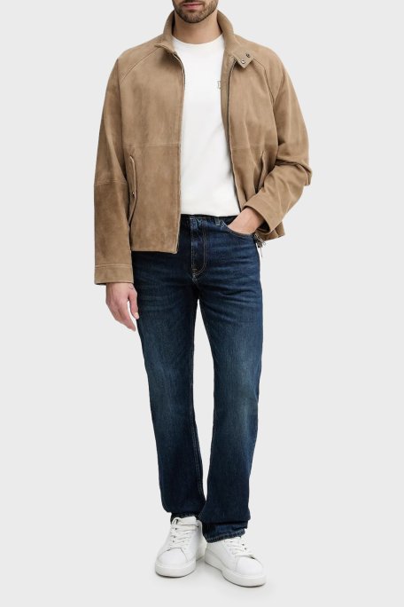 Tommy Hilfiger Pamuklu Regular Fit Bisiklet Yaka Logolu Erkek T Shirt MW0MW41463 YBL BEYAZ - Tommy Hilfiger (1)