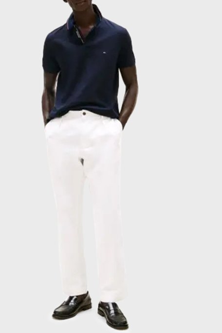 Tommy Hilfiger Pamuklu Regular Fit Düğmeli Erkek Polo Yaka T Shirt MW0MW38459 DW5 LACİVERT - Tommy Hilfiger (1)