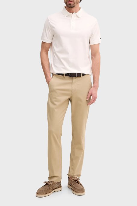 Tommy Hilfiger Pamuklu Regular Fit Düğmeli Erkek Polo Yaka T Shirt MW0MW41611 YBL BEYAZ - Tommy Hilfiger (1)