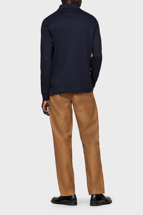 Tommy Hilfiger Pamuklu Regular Fit Erkek Polo Yaka Sweat MW0MW37317 DW5 LACİVERT - Tommy Hilfiger (1)