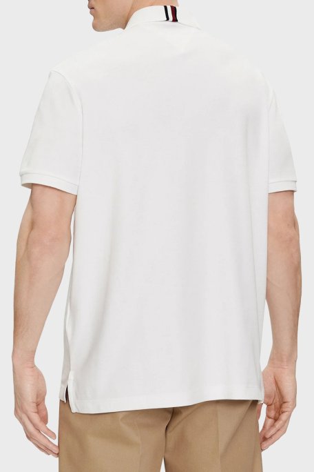 Tommy Hilfiger Pamuklu Regular Fit Erkek Polo Yaka T Shirt MW0MW34783 YBR BEYAZ - Tommy Hilfiger (1)