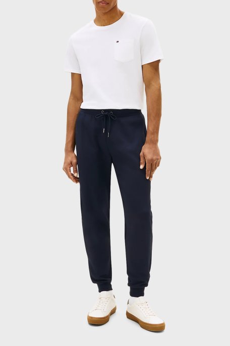 Tommy Hilfiger Pamuklu Regular Fit Logolu Normal Bel Erkek Eşofman Altı MW0MW42856 DW5 LACİVERT - Tommy Hilfiger (1)