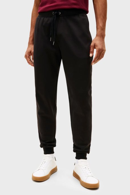 Tommy Hilfiger Pamuklu Regular Fit Normal Bel Lastikli Paça Jogger Erkek Pantolon MW0MW42856 BDS SİYAH - Tommy Hilfiger (1)