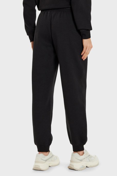 Tommy Hilfiger Pamuklu Regular Fit Yüksek Bel Daralan Paça Jogger Bayan Pantolon WW0WW45966 BDS SİYAH - Tommy Hilfiger (1)