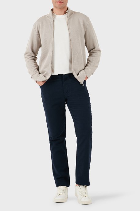 Tommy Hilfiger Pamuklu Slim Fit Normal Bel Erkek Pantolon MW0MW40266 C1G LACİVERT - Tommy Hilfiger (1)