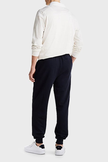 Tommy Hilfiger Regular Fit Normal Bel Ribanalı Paça Jogger Erkek Pantolon MW0MW37236 DW5 LACİVERT - Tommy Hilfiger (1)