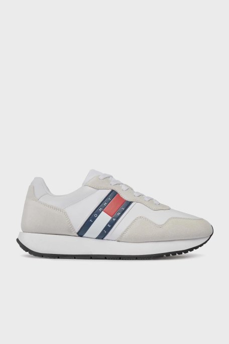 Tommy Hilfiger Sneaker Erkek Ayakkabı EM0EM01316 YBR BEYAZ - Tommy Hilfiger