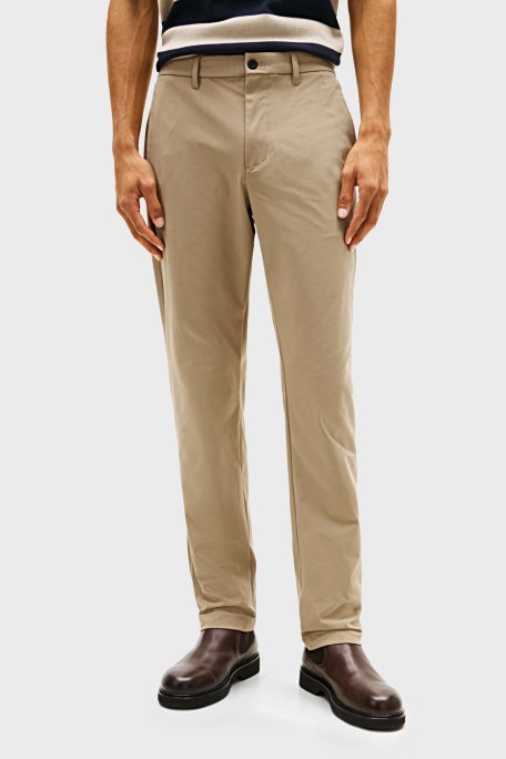 Tommy Hilfiger Straight Fit Normal Bel Düz Paça Erkek Pantolon MW0MW43408 AEI VİZON - Tommy Hilfiger