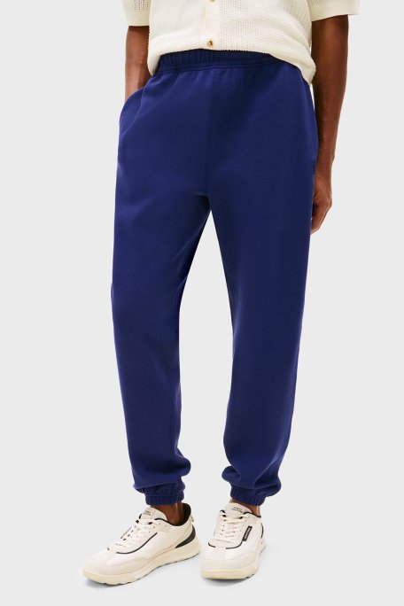Tommy Hilfiger Streç Pamuklu Regular Fit Normal Bel Dar Paça Jogger Erkek Pantolon MW0MW39409 C7G MAVİ - Tommy Hilfiger