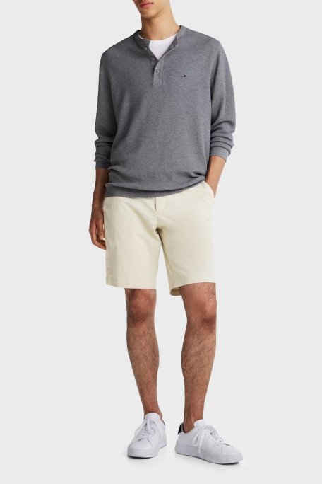 Tommy Hilfiger Streç Pamuklu Relaxed Fit Normal Bel Chino Erkek Short MW0MW23568 ACG BEJ - Tommy Hilfiger (1)