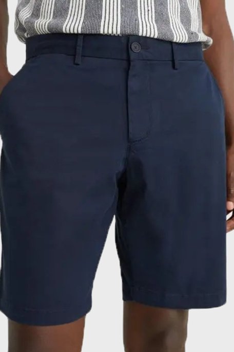 Tommy Hilfiger Streç Pamuklu Relaxed Fit Normal Bel Chino Erkek Short MW0MW23568 DW5 LACİVERT - Tommy Hilfiger (1)