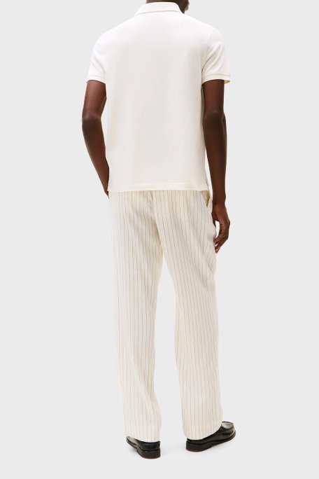 Tommy Hilfiger Streç Pamuklu Slim Fit Düğmeli Erkek Polo Yaka T Shirt MW0MW17770 Z00 AÇIK BEJ - Tommy Hilfiger (1)