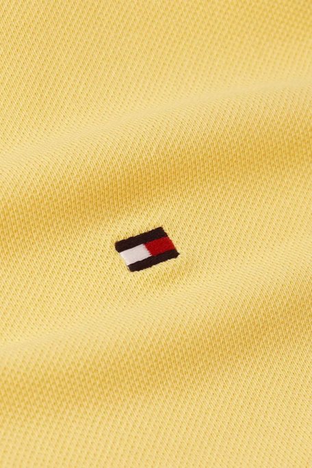 Tommy Hilfiger Streç Pamuklu Slim Fit Düğmeli Erkek Polo Yaka T Shirt MW0MW17771 ZF0 AÇIK SARI - Tommy Hilfiger (1)