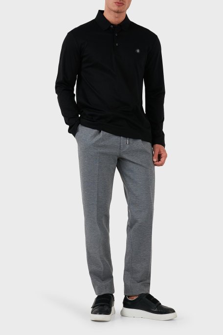 Tommy Hilfiger Streç Regular Fit Normal Bel Boru Paça Jogger Erkek Pantolon MW0MW35741 P01 GRİ - Tommy Hilfiger (1)