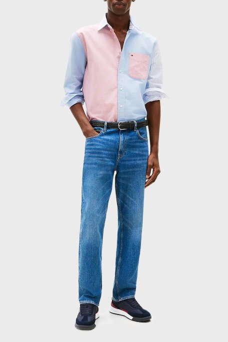 Tommy Hilfiger Süet Detaylı Logolu Sneaker Erkek Ayakkabı FM0FM05523 DW5 LACİVERT - Tommy Hilfiger (1)