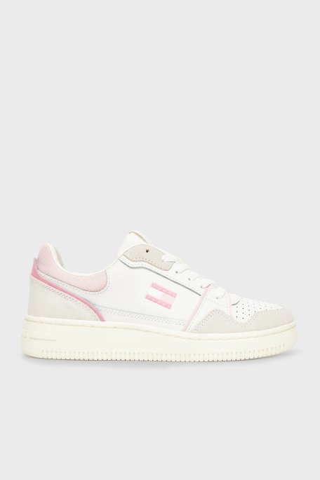 Tommy Jeans Bağcıklı Sneaker Bayan Ayakkabı EN0EN02818 02S BEYAZ - Tommy Jeans