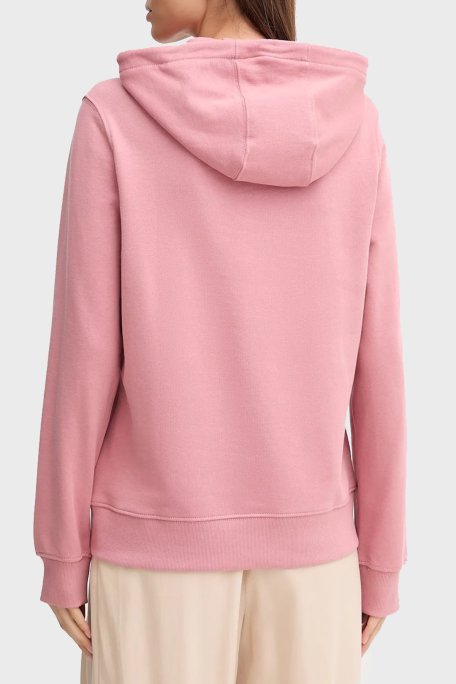 Tommy Jeans Baskılı Pamuklu Relaxed Fit Kapüşonlu Crop Bayan Sweat DW0DW20943 TI0 PEMBE - Tommy Jeans (1)
