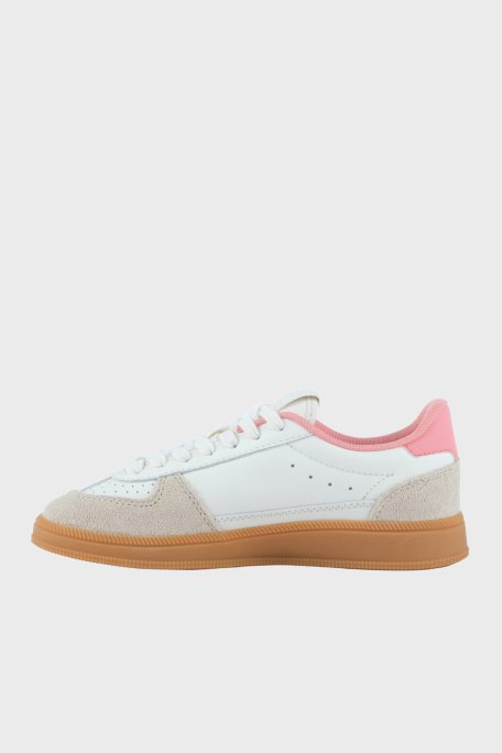 Tommy Jeans Deri Logolu Sneaker Kadın Ayakkabı EN0EN02988 0J2 PEMBE - Tommy Jeans (1)