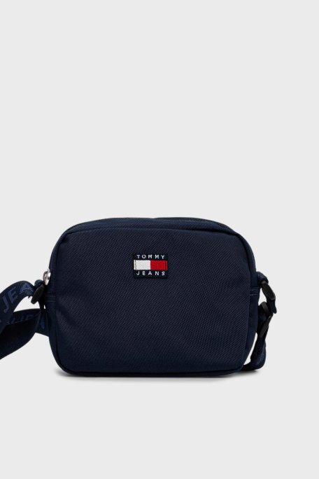 Tommy Jeans Logolu Ayarlanabilir Askılı Bayan Çanta AW0AW17286 C1G LACİVERT - Tommy Jeans