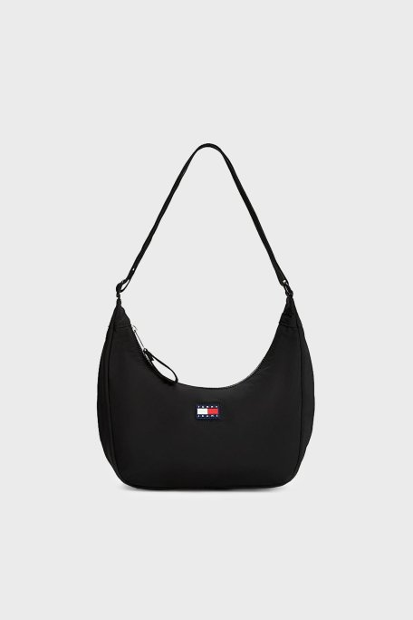 Tommy Jeans Logolu Ayarlanabilir Askılı Bayan Çanta AW0AW17547 BDS SİYAH - Tommy Jeans