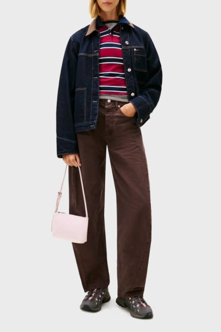 Tommy Jeans Logolu Ayarlanabilir Askılı Bayan Çanta AW0AW17866 TON PEMBE - Tommy Jeans (1)