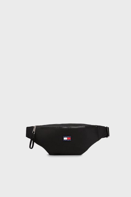 Tommy Jeans Logolu Ayarlanabilir Askılı Erkek Çanta AM0AM13549 BDS SİYAH - Tommy Jeans