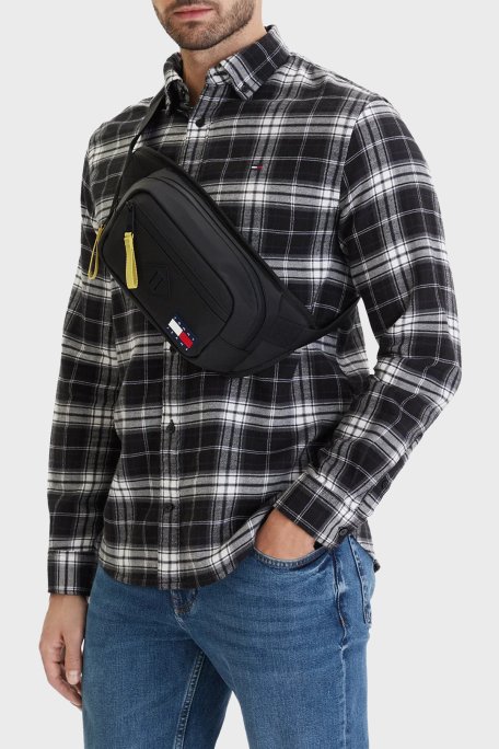 Tommy Jeans Logolu Ayarlanabilir Askılı Erkek Çanta AM0AM14215 BDS SİYAH - Tommy Jeans (1)