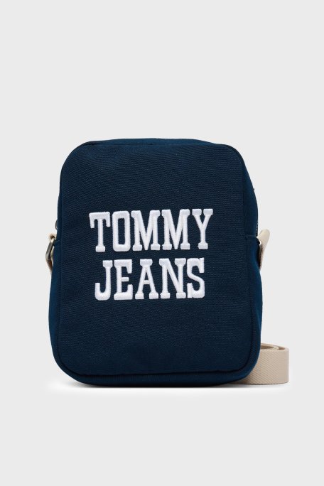 Tommy Jeans Logolu Ayarlanabilir Askılı Erkek Çanta AM0AM14223 C1G LACİVERT - Tommy Jeans