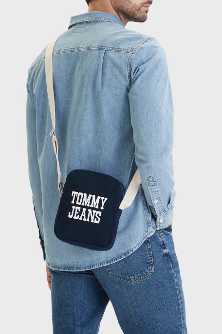 Tommy Jeans Logolu Ayarlanabilir Askılı Erkek Çanta AM0AM14223 C1G LACİVERT - Tommy Jeans (1)