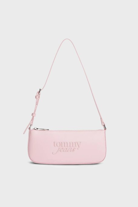 Tommy Jeans Logolu Ayarlanabilir Askılı Kadın Çanta AW0AW18449 TOP PEMBE - Tommy Jeans