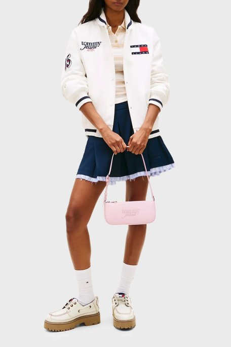 Tommy Jeans Logolu Ayarlanabilir Askılı Kadın Çanta AW0AW18449 TOP PEMBE - Tommy Jeans (1)