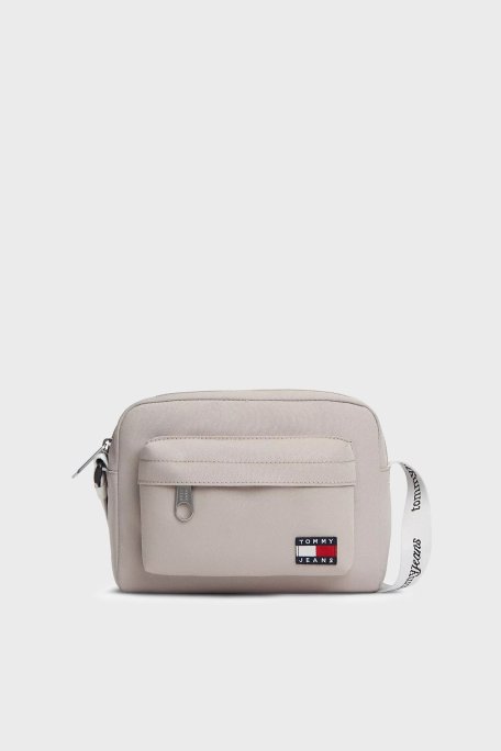 Tommy Jeans Logolu Ayarlanabilir Askılı Kadın Çanta AW0AW18462 AEP BEJ - Tommy Jeans