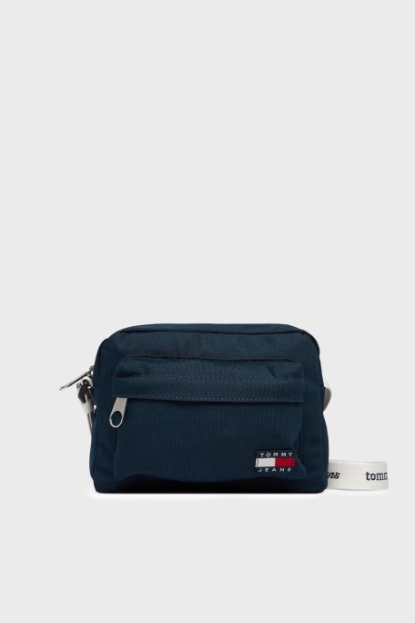 Tommy Jeans Logolu Ayarlanabilir Askılı Kadın Çanta AW0AW18462 C1G LACİVERT - Tommy Jeans