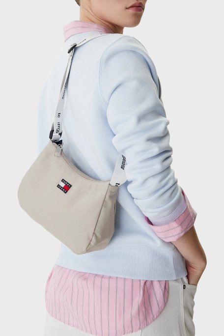 Tommy Jeans Logolu Ayarlanabilir Askılı Kadın Çanta AW0AW18463 AEP BEJ - Tommy Jeans (1)