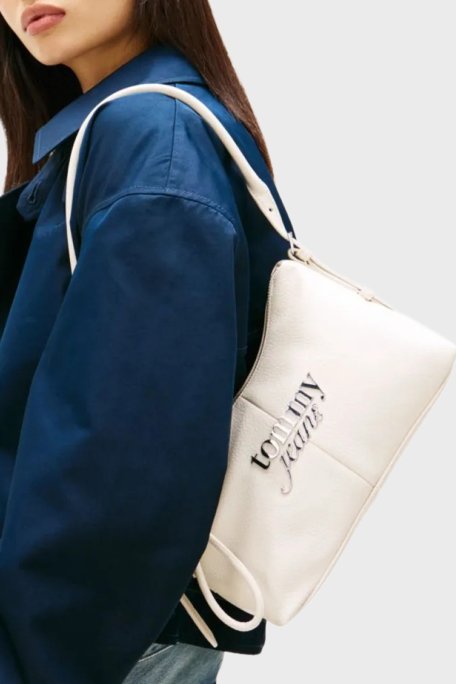 Tommy Jeans Logolu Ayarlanabilir Askılı Kadın Çanta AW0AW18468 ACG BEJ - Tommy Jeans (1)