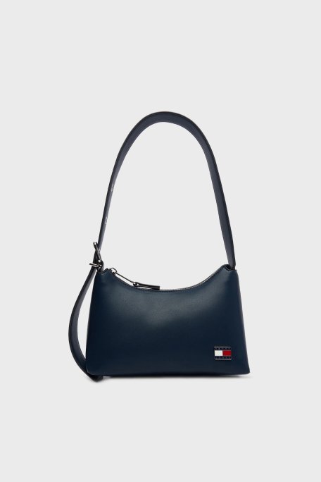 Tommy Jeans Logolu Ayarlanabilir Omuz Askılı Bayan Çanta AW0AW17873 C1G LACİVERT - Tommy Jeans